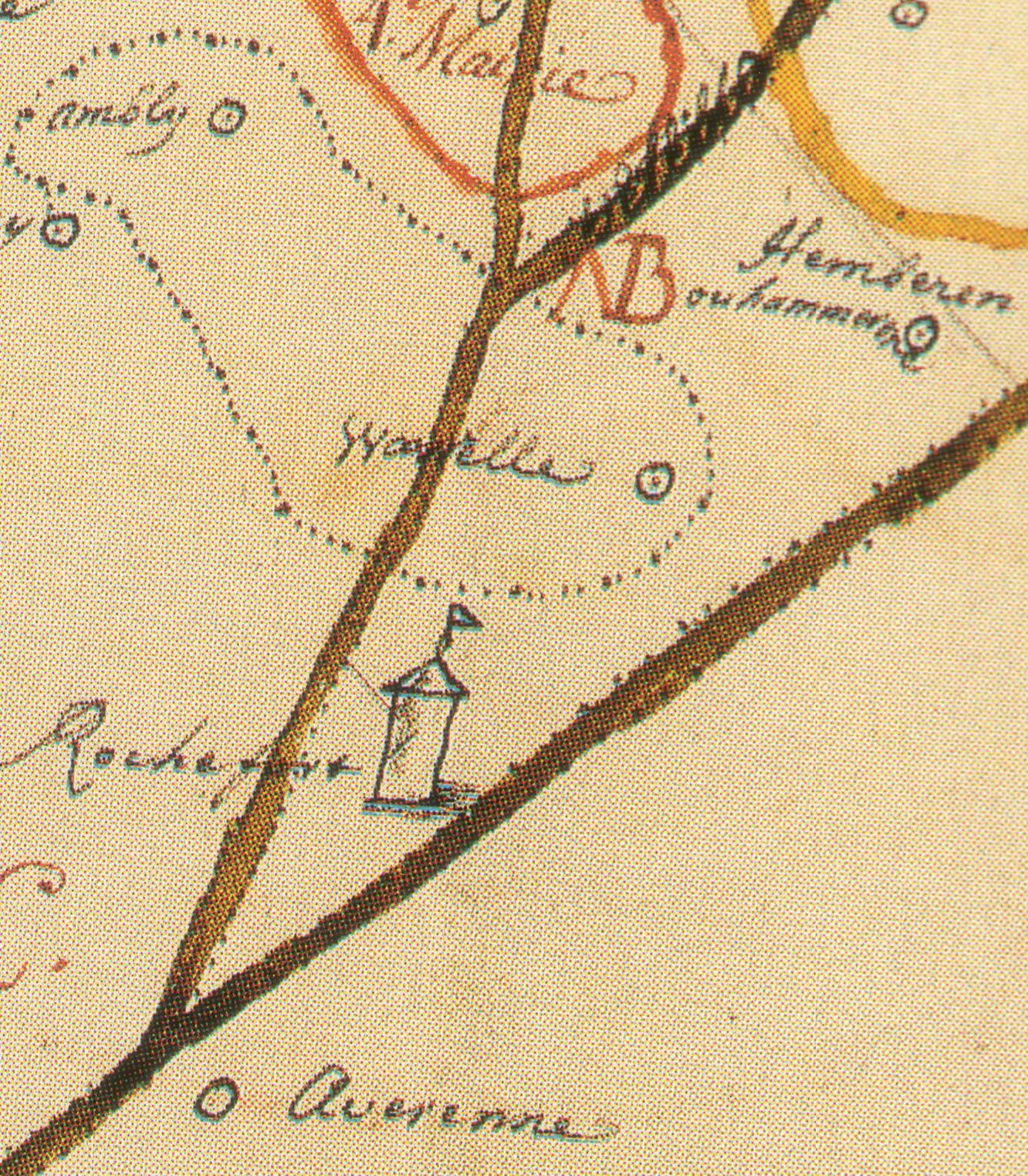 détail du plan de 1738