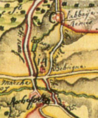 détail du plan de 1738