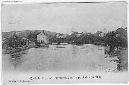 une des plus anciennes cartes postales de la rivière